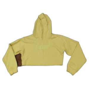 Lululemon Elevate Yellow Cropped Hoodie Jacket Women's Size Unknown READ